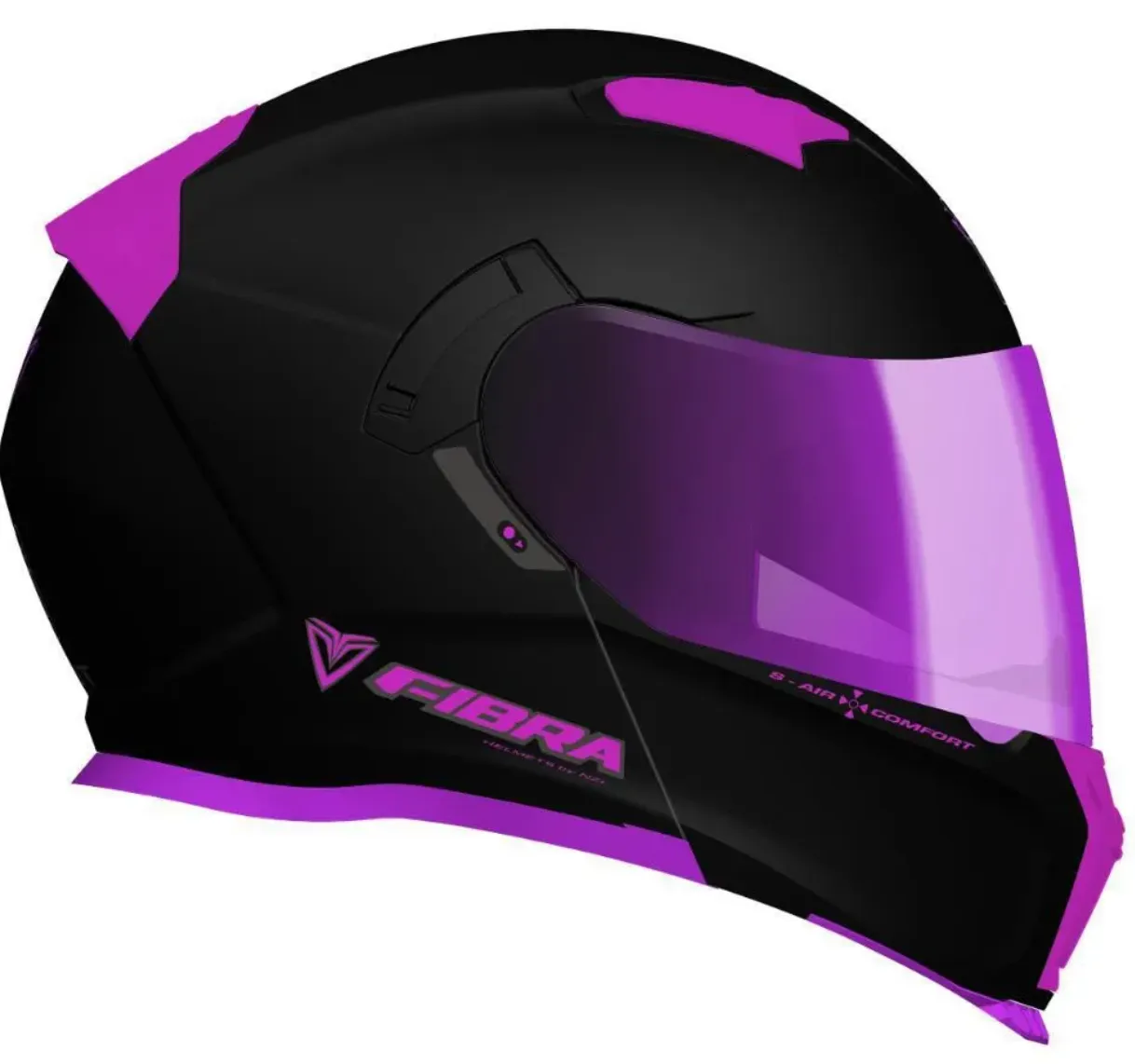 Casco fibra Chroma negro mate M