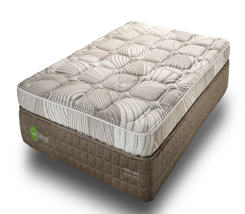 Colchón Individual Lester Bellagio - Línea Luxury Tecnología Híbrida con Resortes Pocket Spring, Memory Foam Gel, Viro-Clean