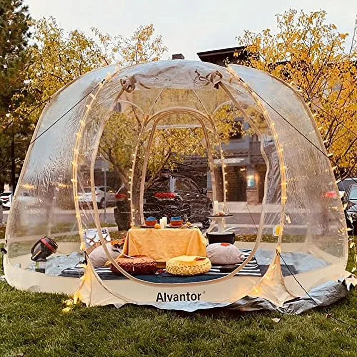Alvantor Casa de campaña tipo burbuja 6 a 8 personas