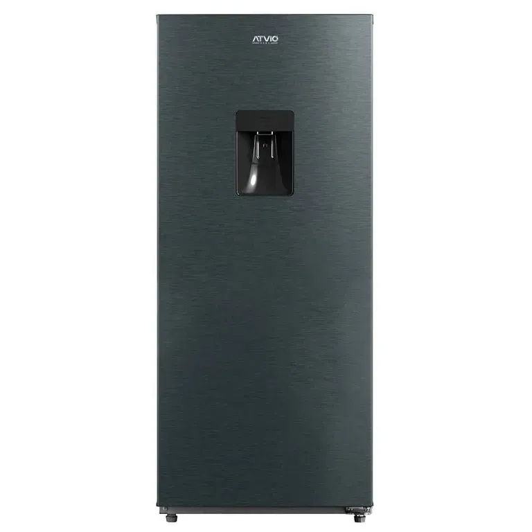 Refrigerador Atvio AT66URS con dispensador gris