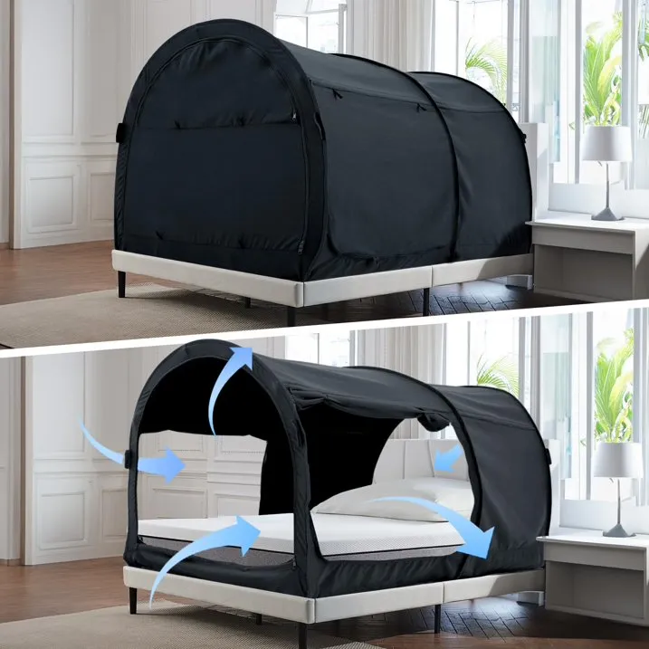 Dosel para Cama Alvantor Dream Tents Tamaño Individual Gris Cabaña